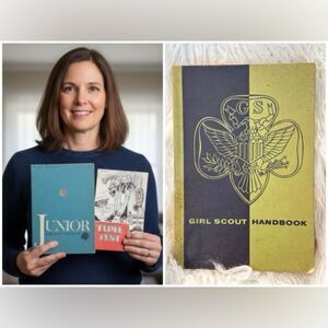 Lot Of 3 - Vintage 1963 Junior Girl Scout Handbook & 2 Copies Of  Teepee Test